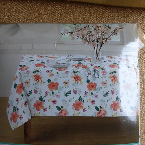 Spring Jubilee Floral Table Linen | New! 60x144" - Picture 9 of 10